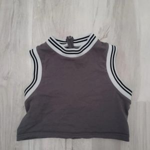 Balera grey crop top